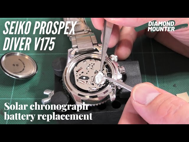 Seiko Solar Watch Battery Replacement